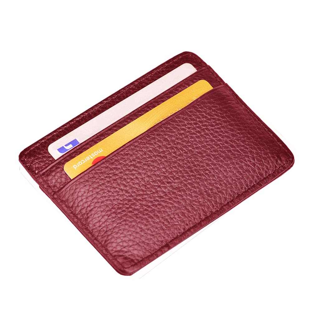 EASTNIGHTS Credit Card Holder Slim Wallet Leather Minimalist Wallet with ID Window