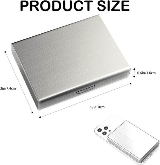 Stainless Steel Slim Metal Card Holder Wallet
