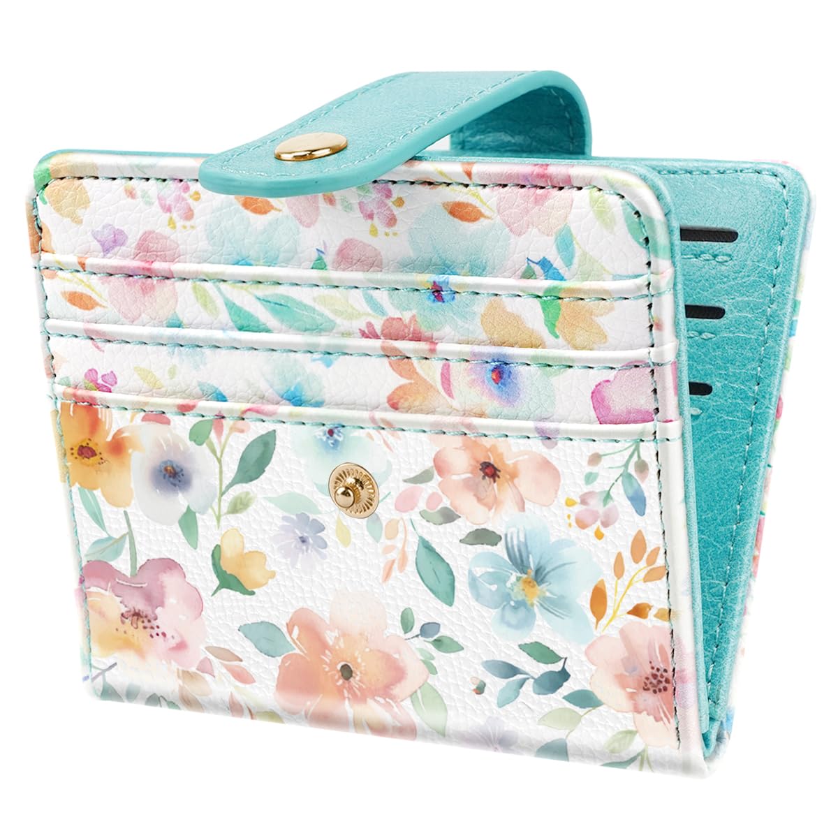 Small Wallets for Women Slim Minimalist Bifold Credit Card Holder