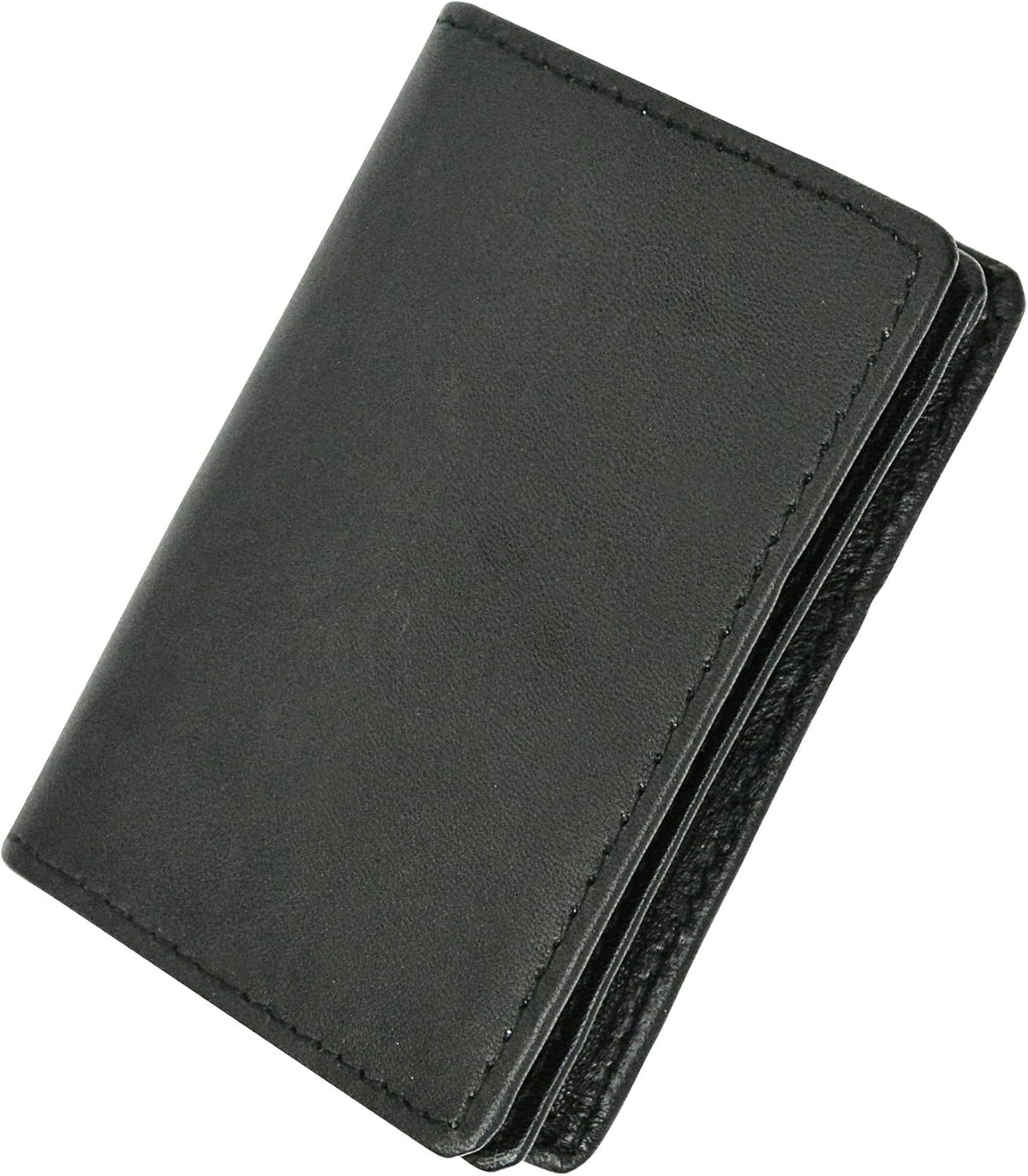 Marshal® RFID Blocking Mens Leather Expandable Business Card Case Wallet