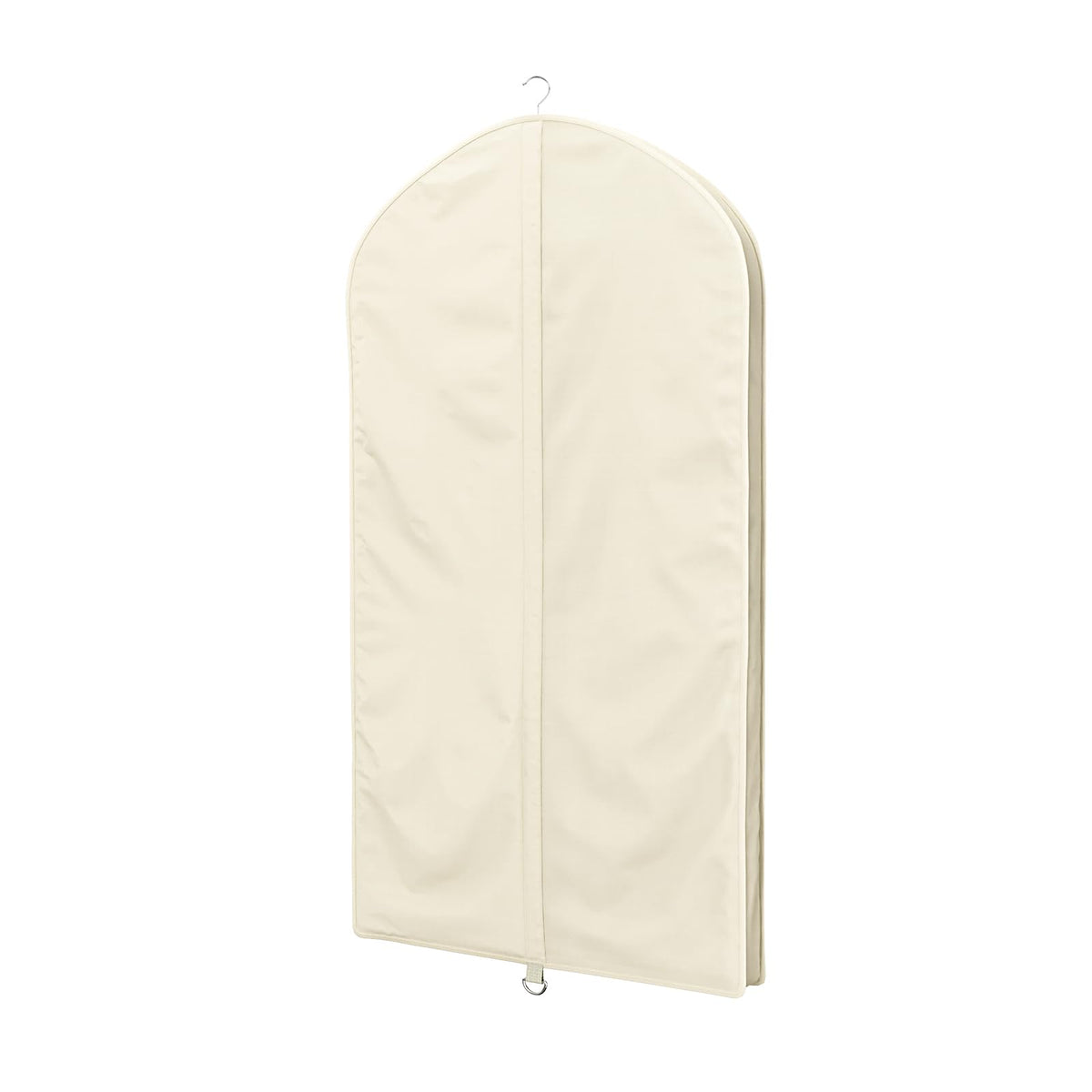 Univivi Satin Garment Bags for Hanging Clothes, Black, 43 Inch, 2 Pack