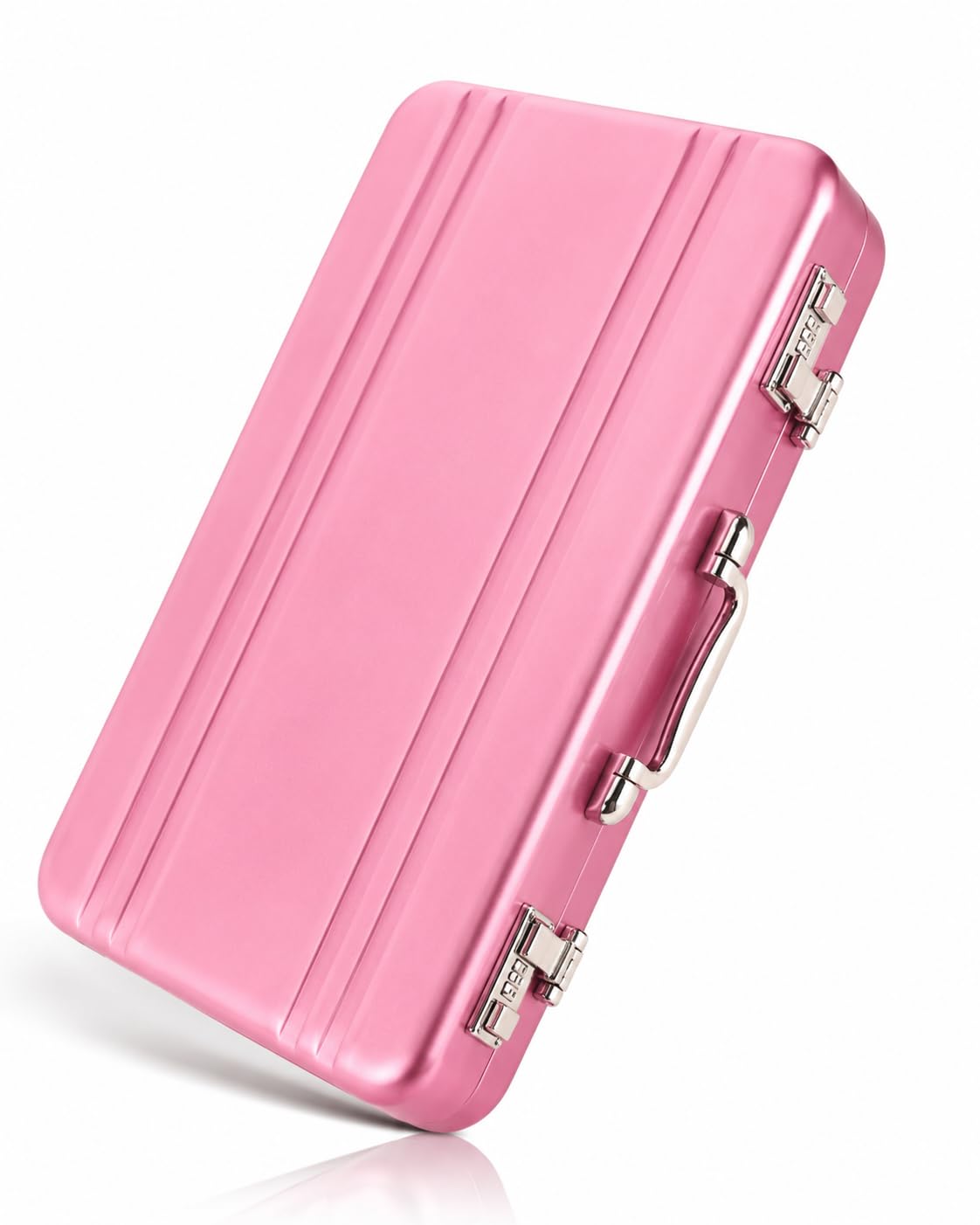 IMIKEYA Business Card Holder: Mini Business Card Storage Box Case for Men Or Women Waterproof Aluminium Briefcase Pocket Credit Holders for Men Organizer