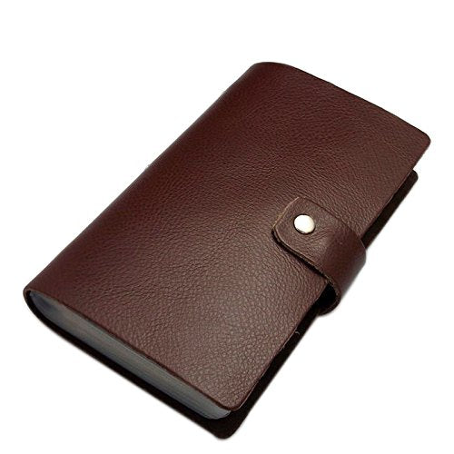 boshiho Leather Credit Card Holder Business Card Case Book Style 90 Count Name ID Card Holder Book