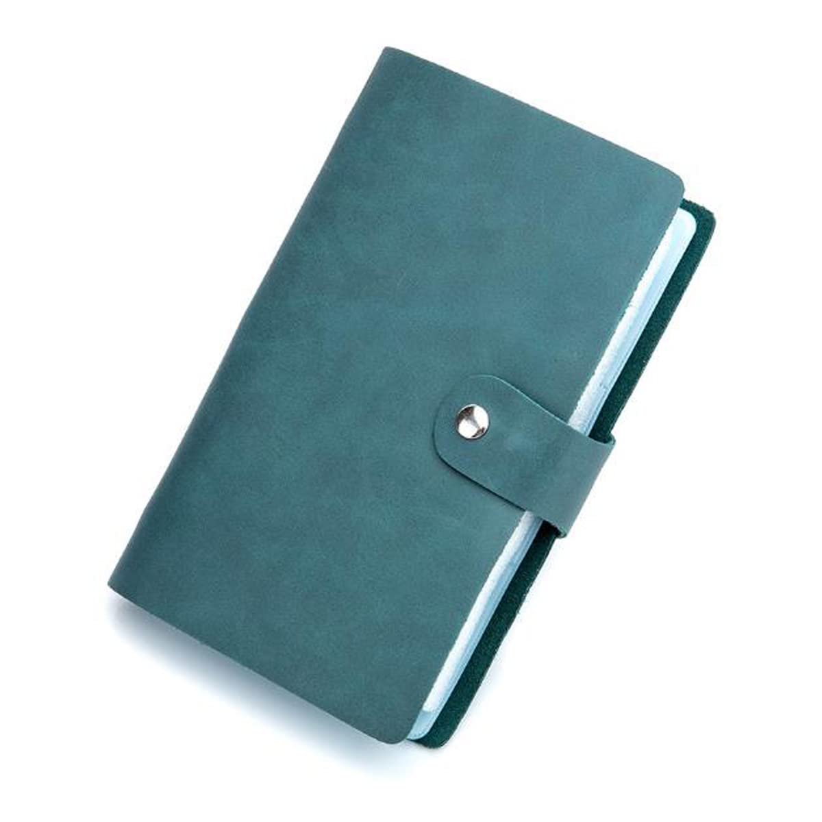 boshiho Leather Credit Card Holder Business Card Case Book Style 90 Count Name ID Card Holder Book