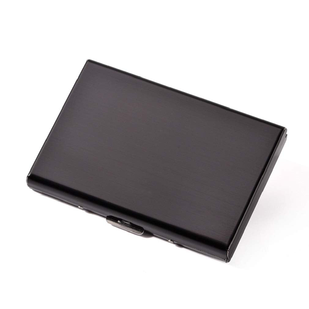 EASTNIGHTS RFID Credit Card Holder Metal Wallet Stainless Steel Credit Card Protector Case for Men or Women
