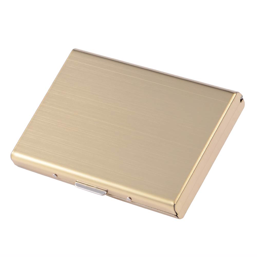 EASTNIGHTS RFID Credit Card Holder Metal Wallet Stainless Steel Credit Card Protector Case for Men or Women
