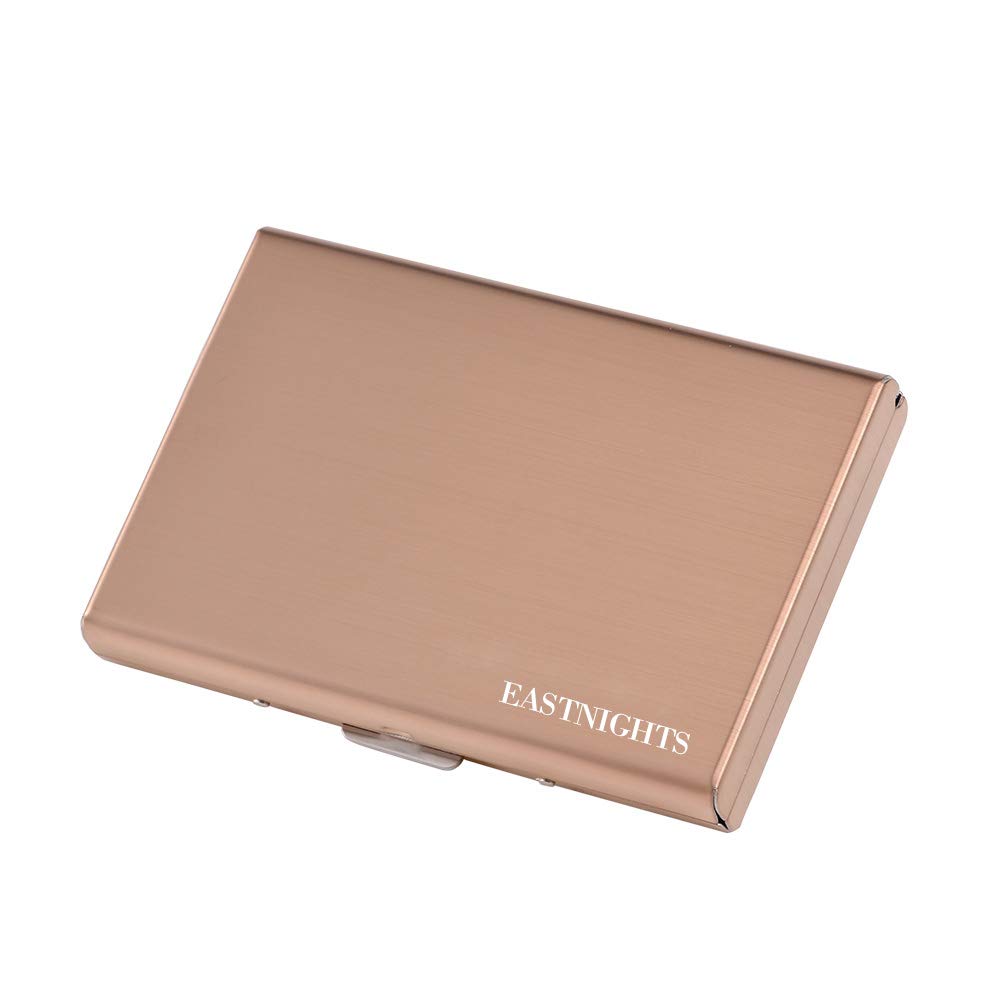 EASTNIGHTS RFID Credit Card Holder Metal Wallet Slim Credit Card Case Protector Business Card Holder for Women or Men