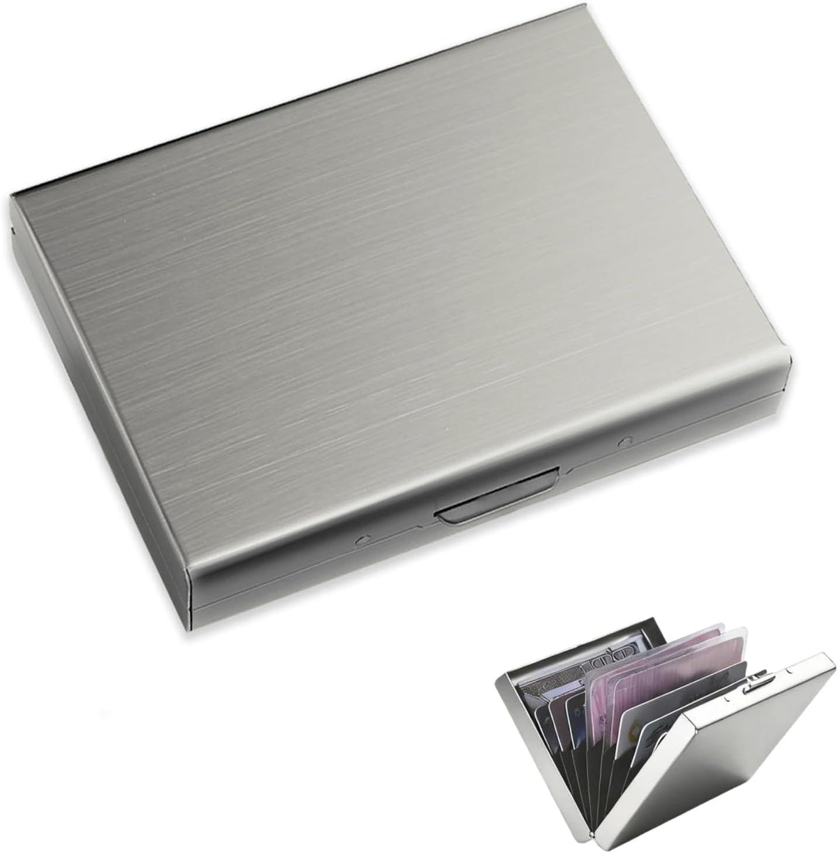 Stainless Steel Slim Metal Card Holder Wallet