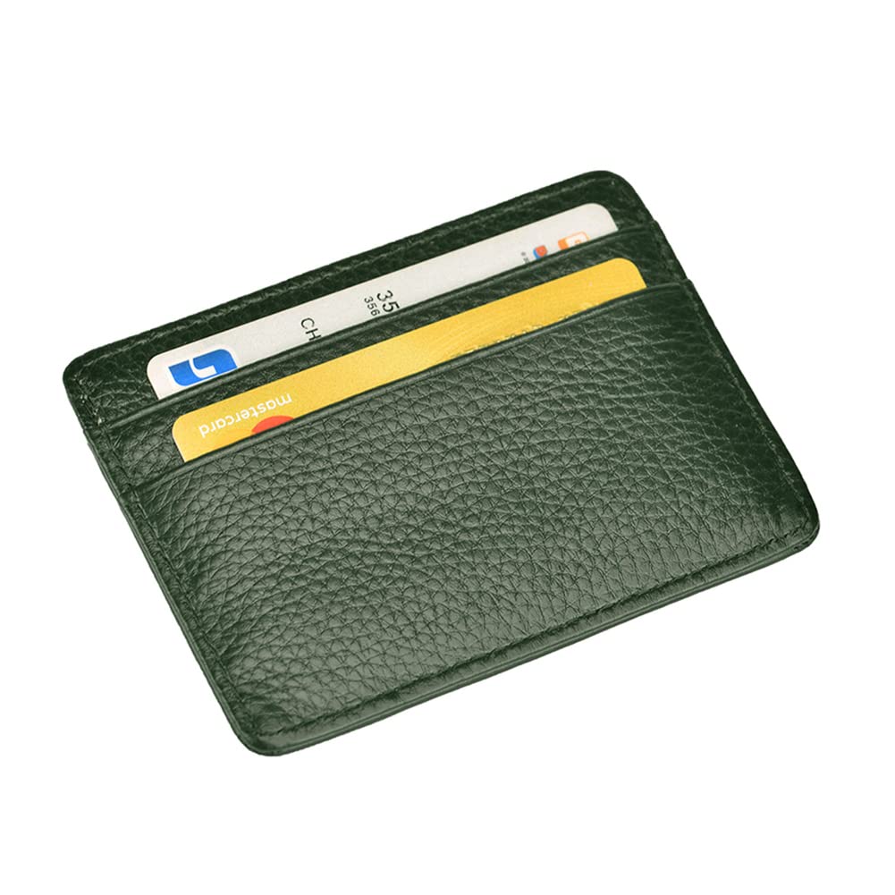EASTNIGHTS Credit Card Holder Slim Wallet Leather Minimalist Wallet with ID Window