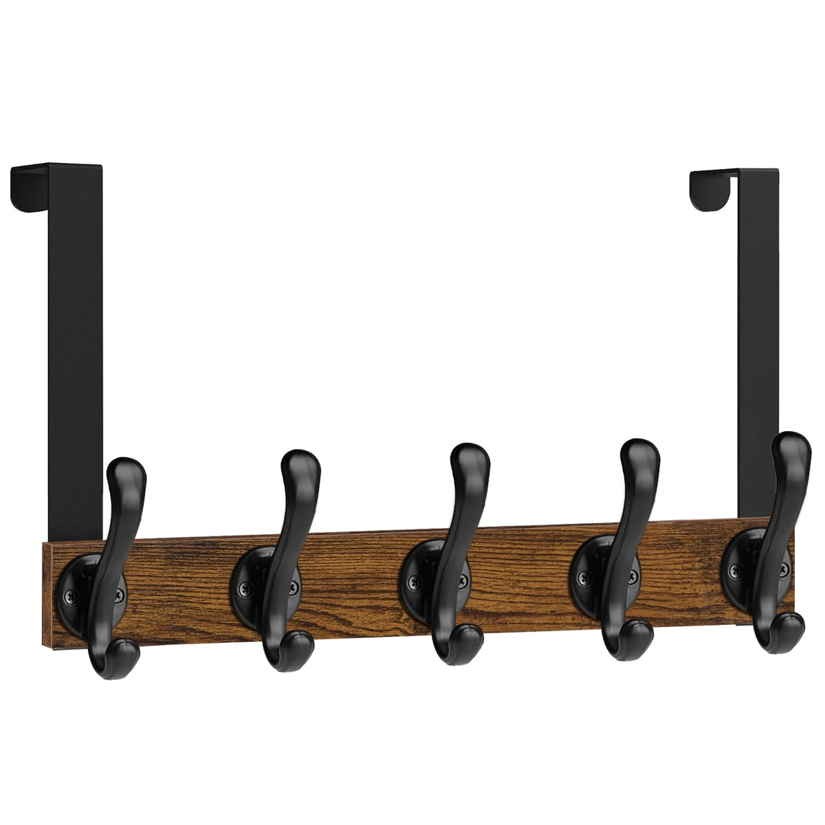YINMIT Over The Door Hooks, Wooden Door Hanger, Door Hanger Hook, Over The Door Towel Rack, Door Coat Hanger, Door Coat Rack, Door Hooks for Hanging Towels, Clothes, Hats