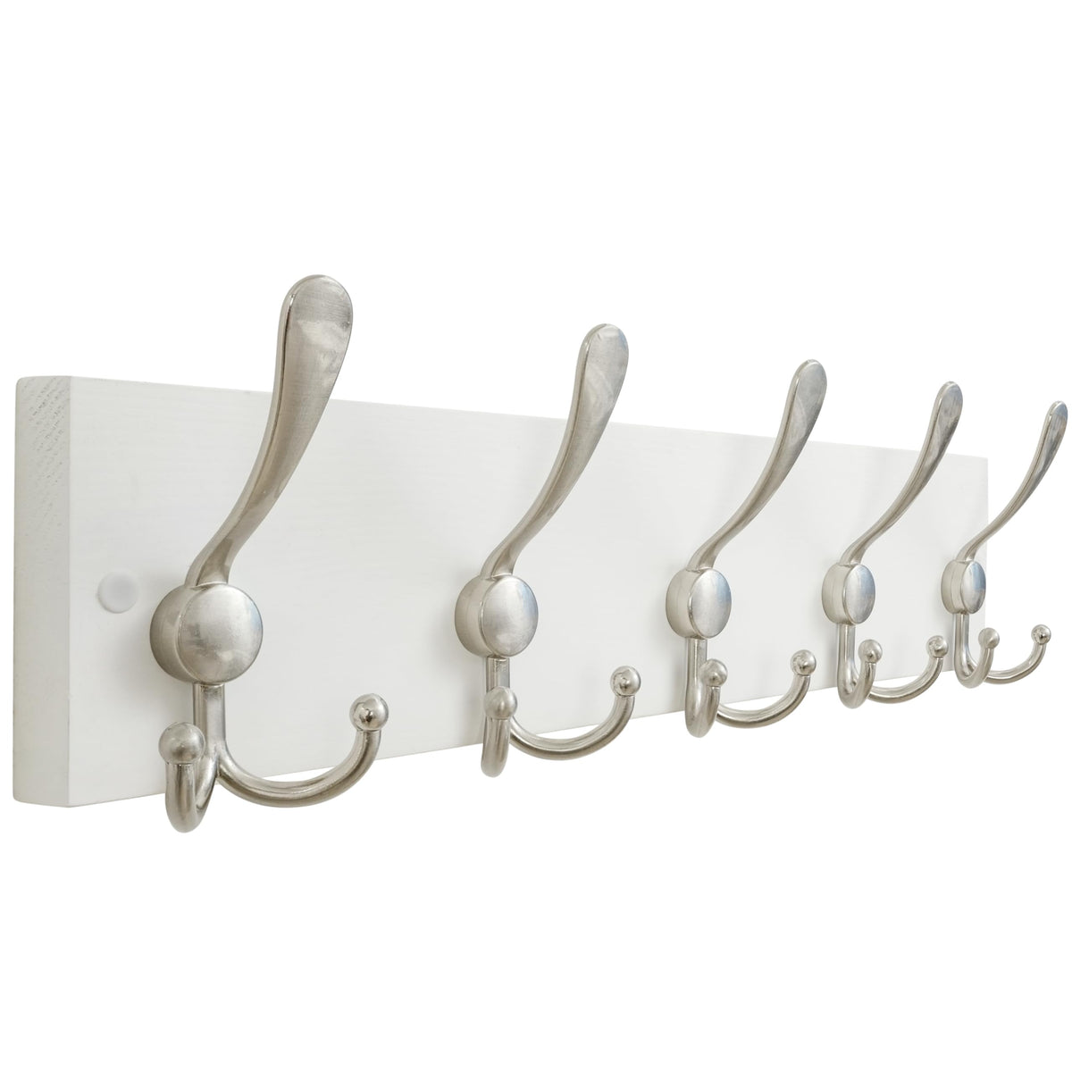 SKOLOO Rustic Coat Rack Wall Mount, 16" Stud Spacing, Solid Wood, Brown