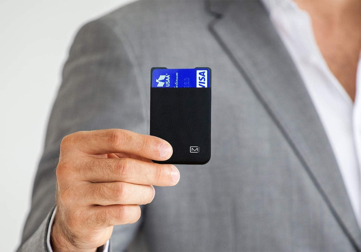 Modern Carry Ultra Thin Elastic Card Holder Single & Double Pocket