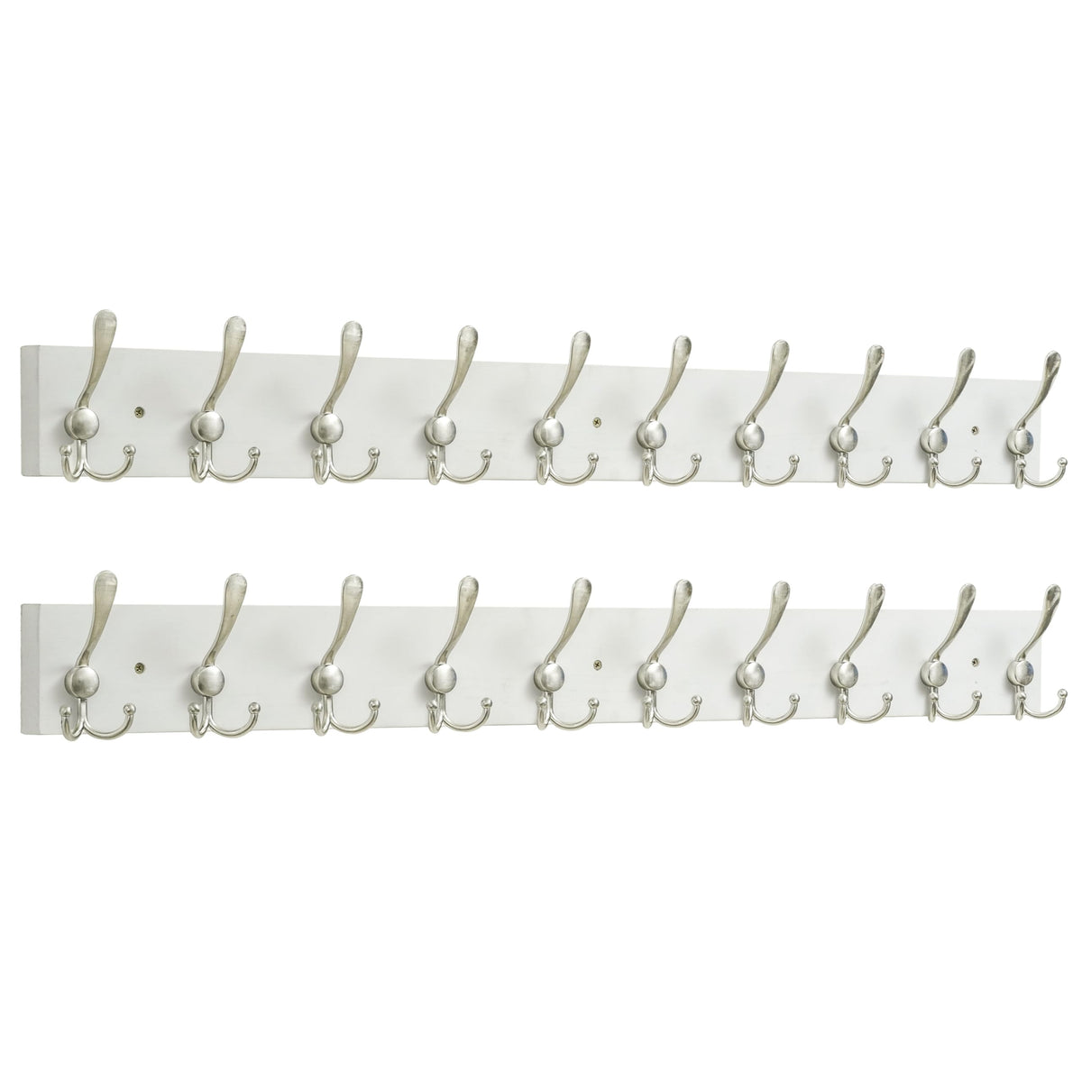 SKOLOO Rustic Coat Rack Wall Mount, 16" Stud Spacing, Solid Wood, Brown