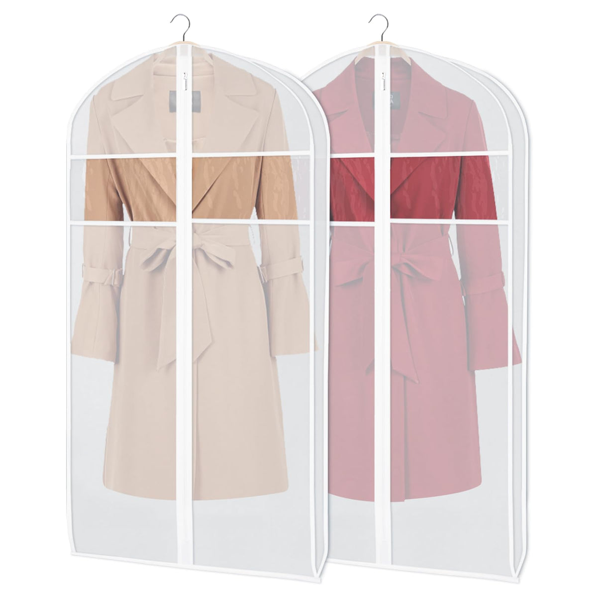 Zilink Dress Garment Bag for Storage Dress Cover Bag for Long Dresses 72 in