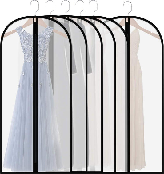 60" Extra-Long Hanging Garment Bags for Dresses & Gowns