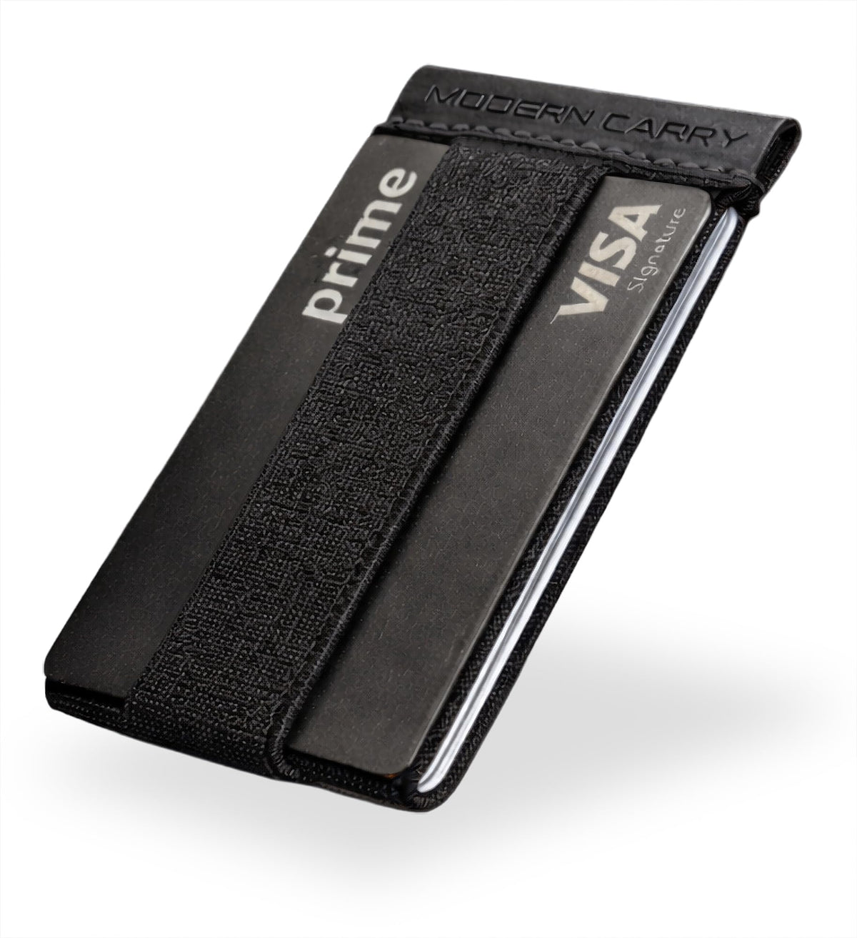 Modern Carry Quick Draw Eclipse Minimalist Card Holder – Fast Access with Secure Core Protection, Slim Front Pocket Wallet Alternative for Men & Women (Black)