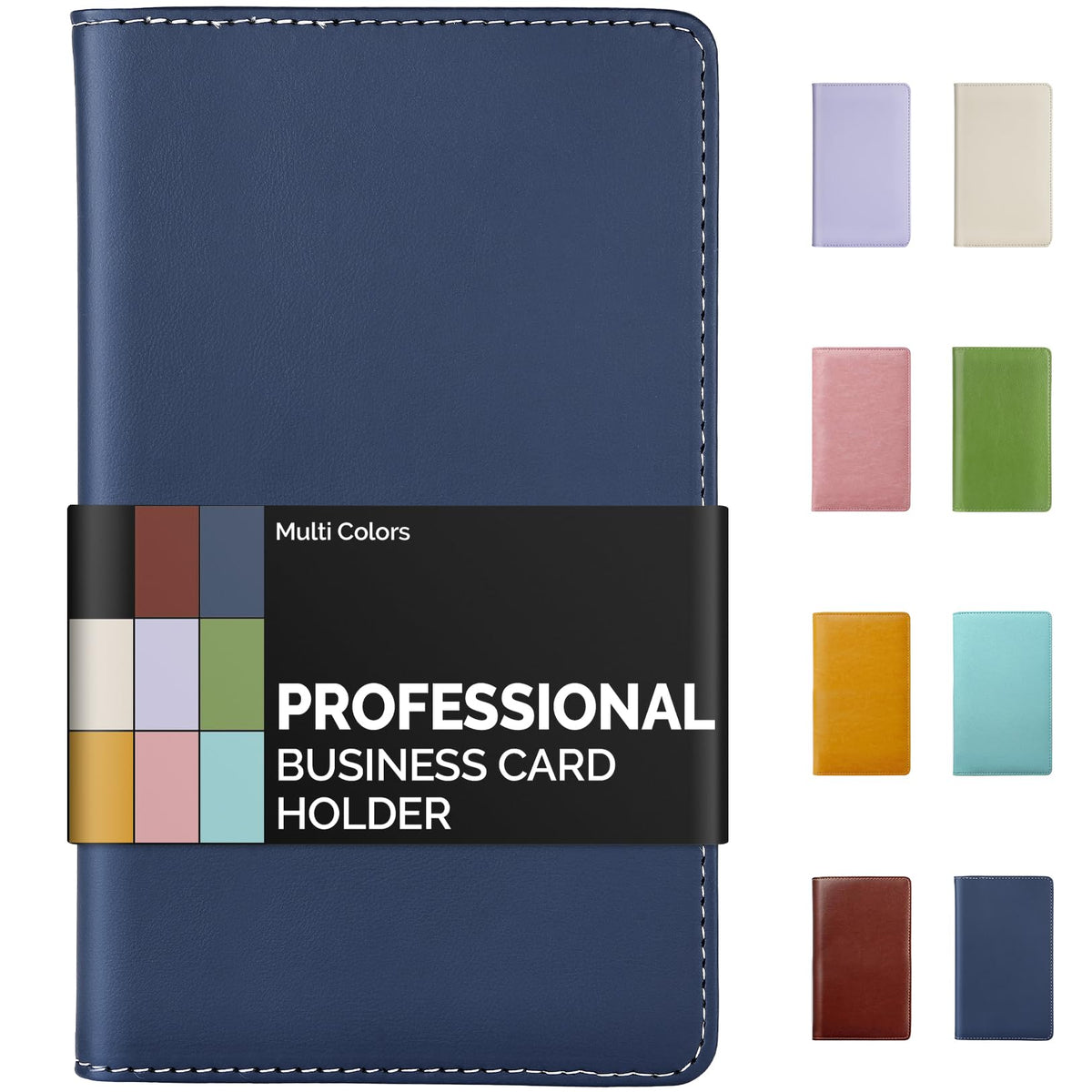 Sooez Professional Zip-Enclosed Business Card Holder Organizer for 240 Card