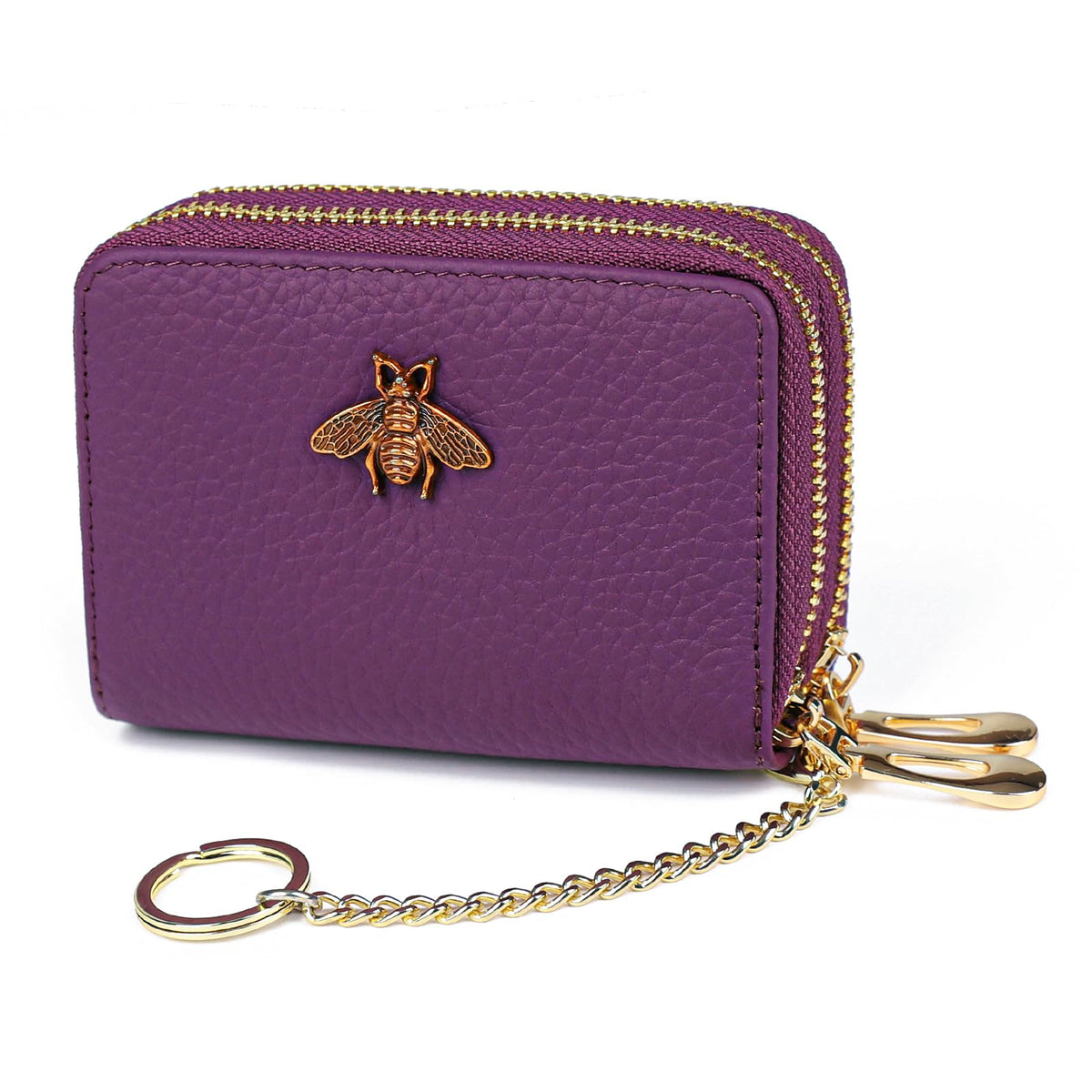 imeetu RFID Credit Card Holder, Small Card Wallet Women, Leather Card Case