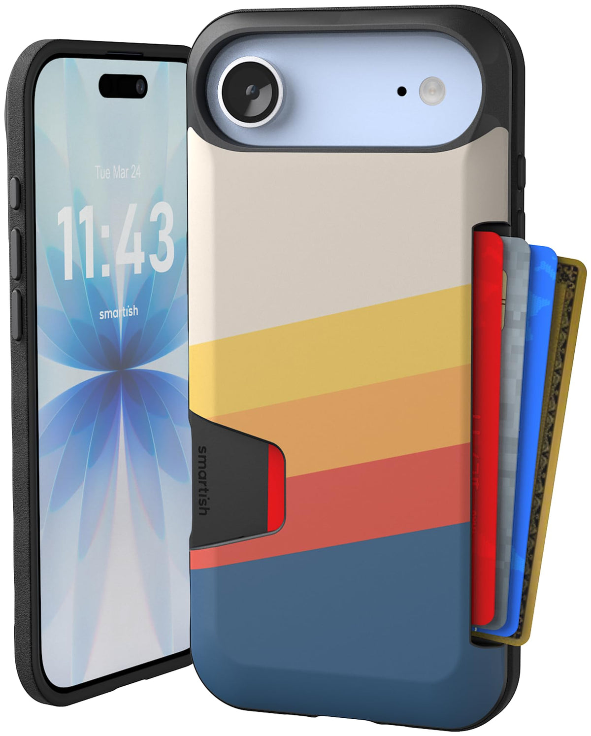 Smartish iPhone 18 Pro/17 Pro Wallet Case, Wallet Slayer Vol 1, Black