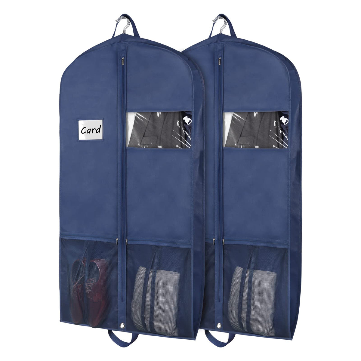 Zilink Long Garment Bags for Dresses Coat Bags for Travel & Storage 60 in