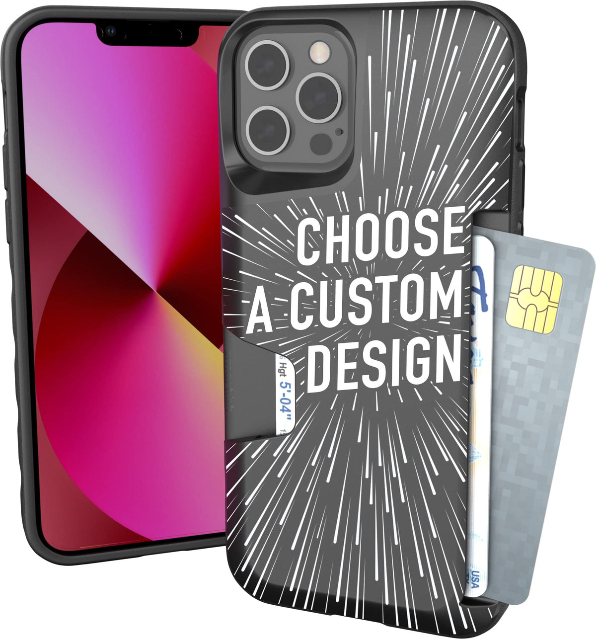 Smartish iPhone 18 Pro/17 Pro Wallet Case, Wallet Slayer Vol 1, Black