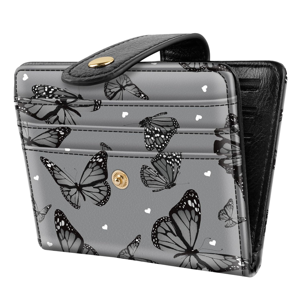 Small Wallets for Women Slim Minimalist Bifold Credit Card Holder