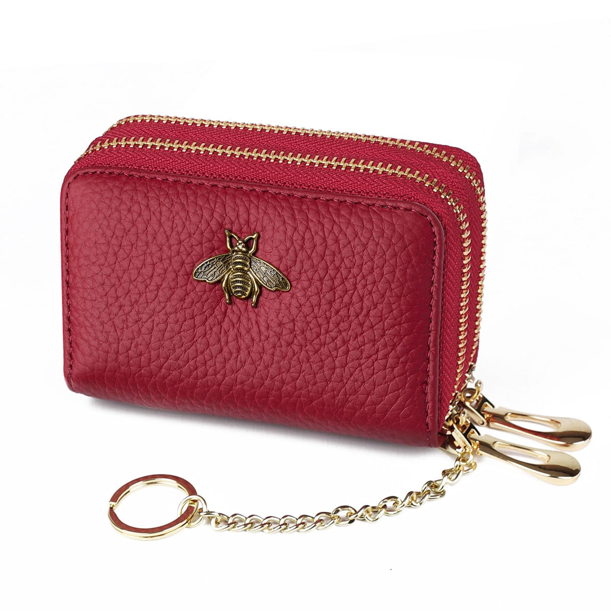 imeetu RFID Credit Card Holder, Small Card Wallet Women, Leather Card Case