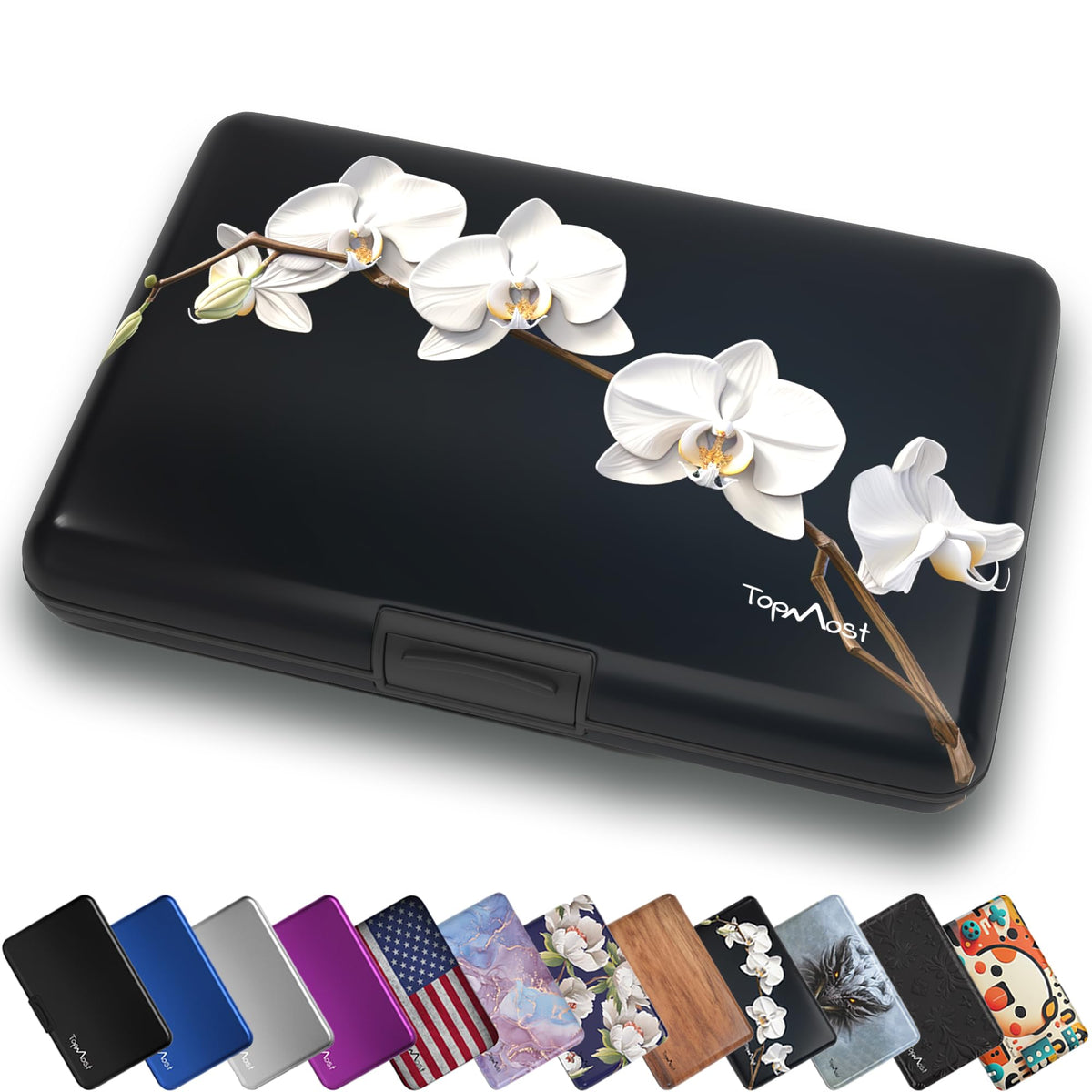 TopMost Aluminum Credit Card Holder, RFID Blocking Wallet for Women & Men