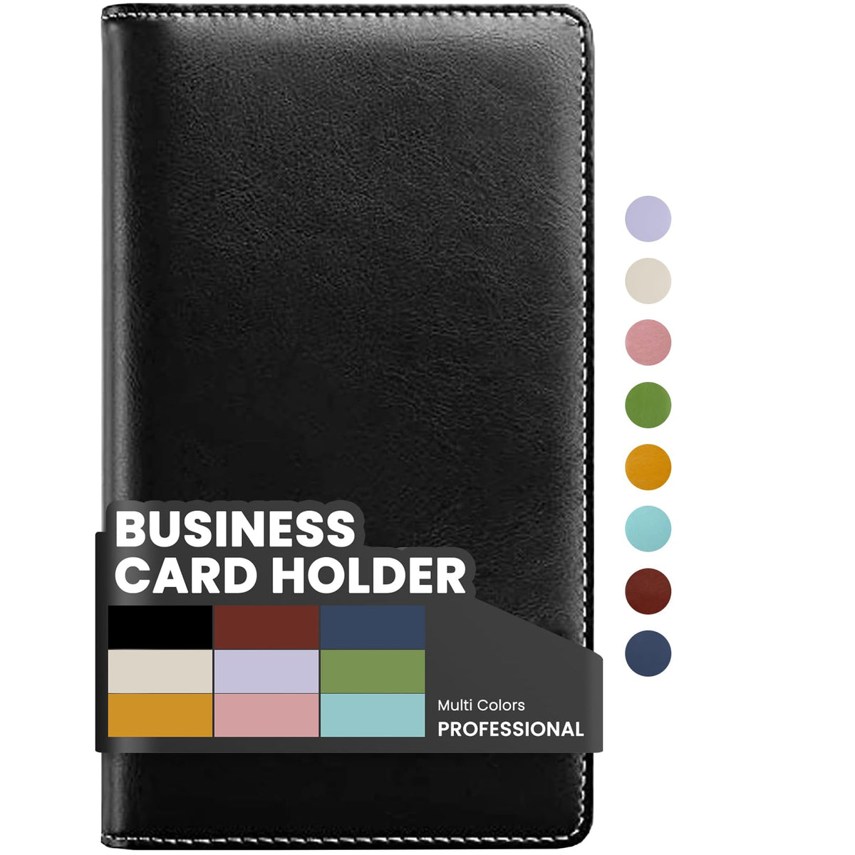 Sooez Professional Zip-Enclosed Business Card Holder Organizer for 240 Card