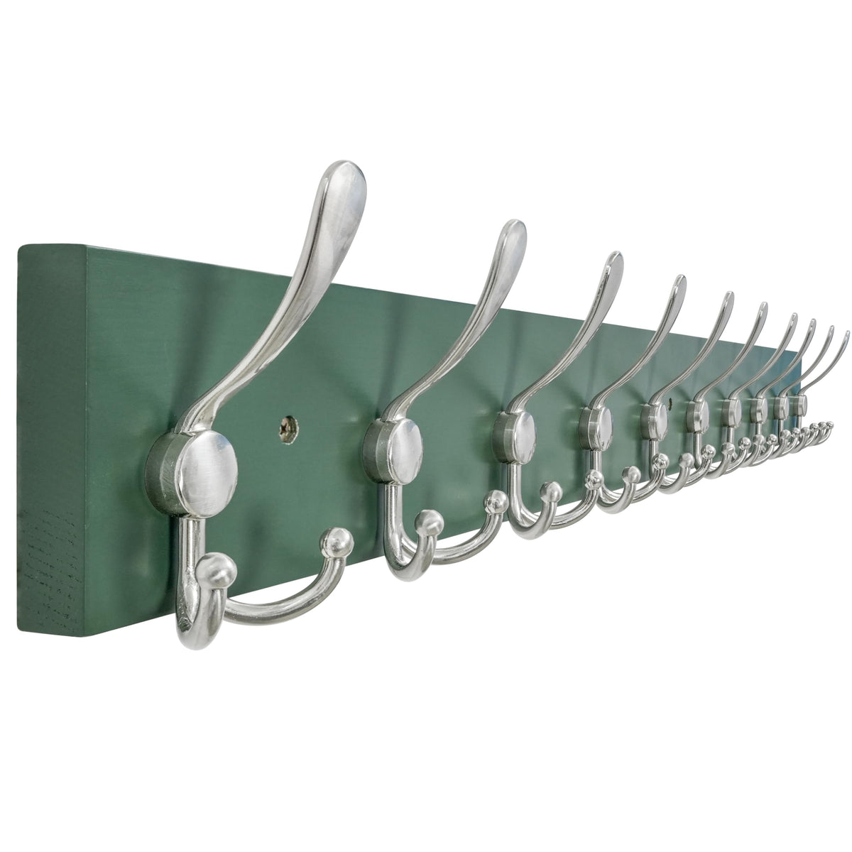 SKOLOO Rustic Coat Rack Wall Mount, 16" Stud Spacing, Solid Wood, Brown