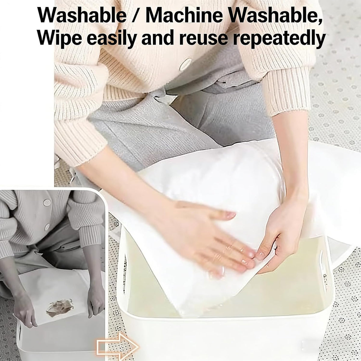 24x55 Inch Garment Bags for Hanging Clothes, Translucent, 5 Pcs Waterproof Suit Covers for Closet Storage, Full Zipper White Dust Proof Garment Bags for Suits, Coats, Dresses and Dance Clothes