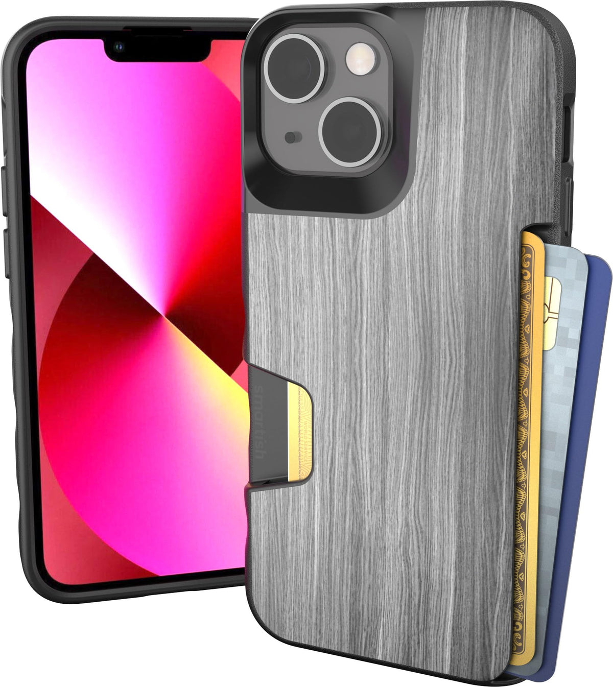 Smartish iPhone 18 Pro/17 Pro Wallet Case, Wallet Slayer Vol 1, Black