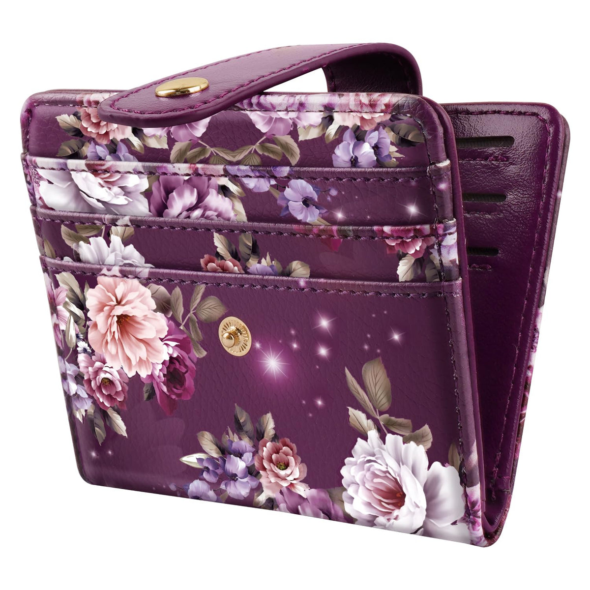 Small Wallets for Women Slim Minimalist Bifold Credit Card Holder