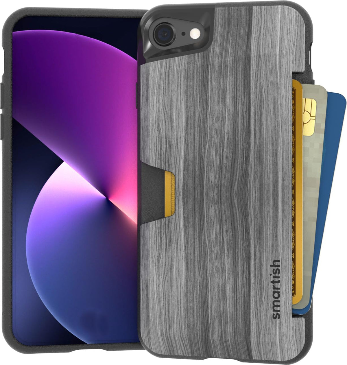 Smartish iPhone 18 Pro/17 Pro Wallet Case, Wallet Slayer Vol 1, Black