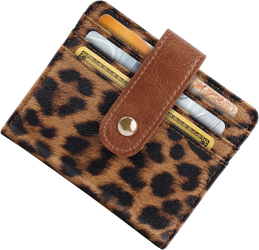 Small Wallets for Women Slim Minimalist Bifold Credit Card Holder
