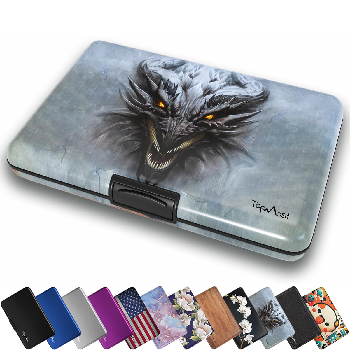 TopMost Aluminum Credit Card Holder, RFID Blocking Wallet for Women & Men