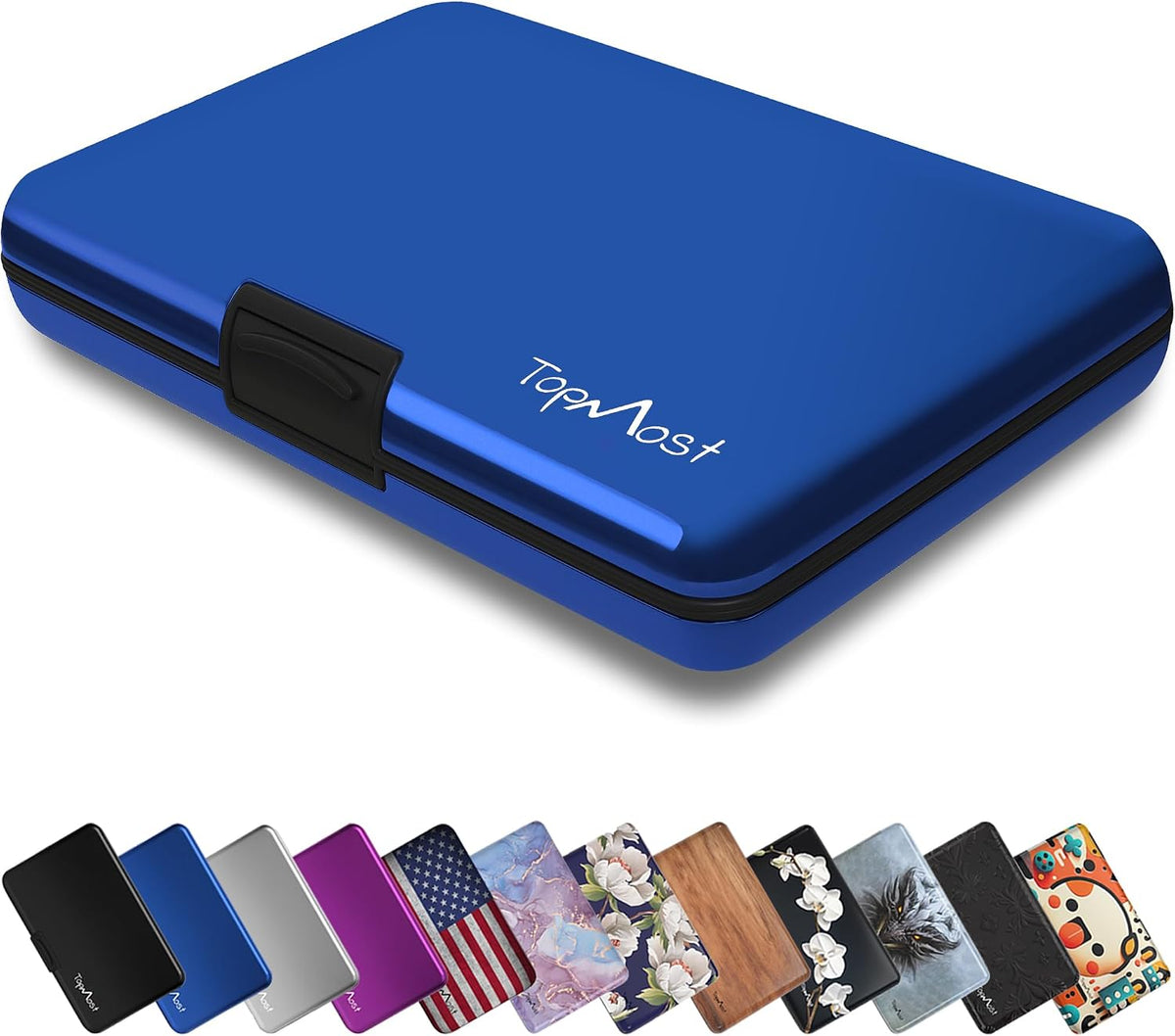 TopMost Aluminum Credit Card Holder, RFID Blocking Wallet for Women & Men