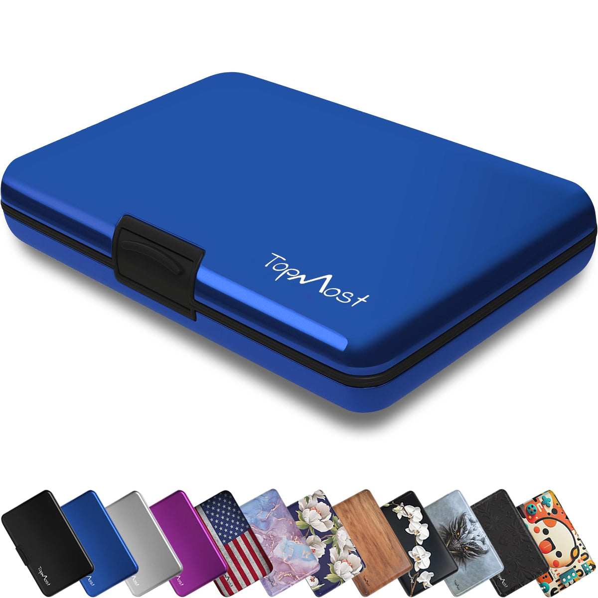 TopMost Aluminum Credit Card Holder, RFID Blocking Wallet for Women & Men
