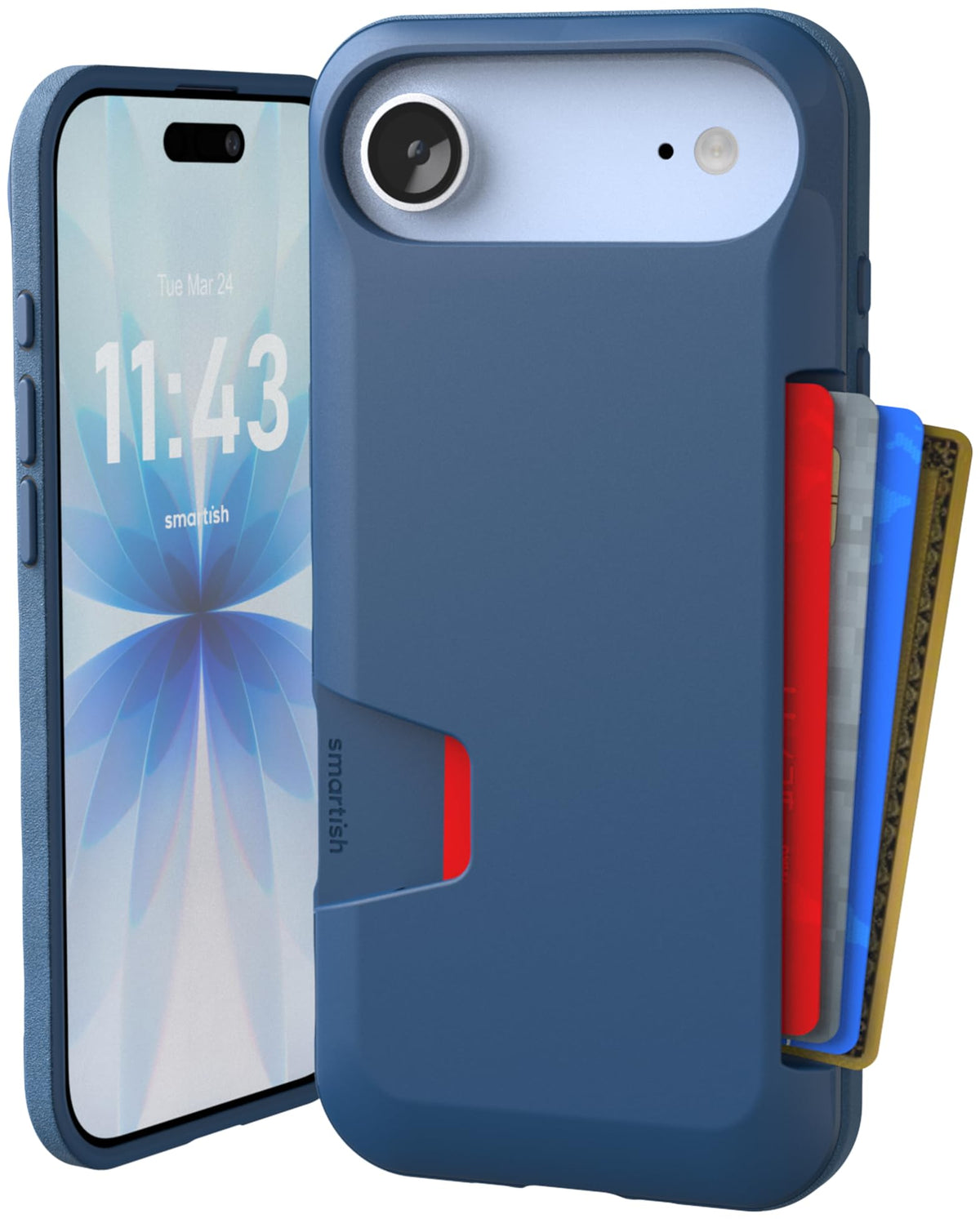 Smartish iPhone 18 Pro/17 Pro Wallet Case, Wallet Slayer Vol 1, Black