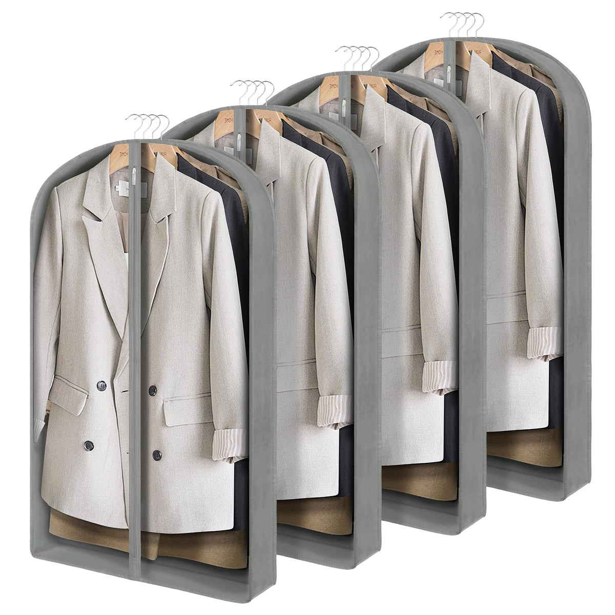 Zilink Dress Garment Bag for Storage Dress Cover Bag for Long Dresses 72 in
