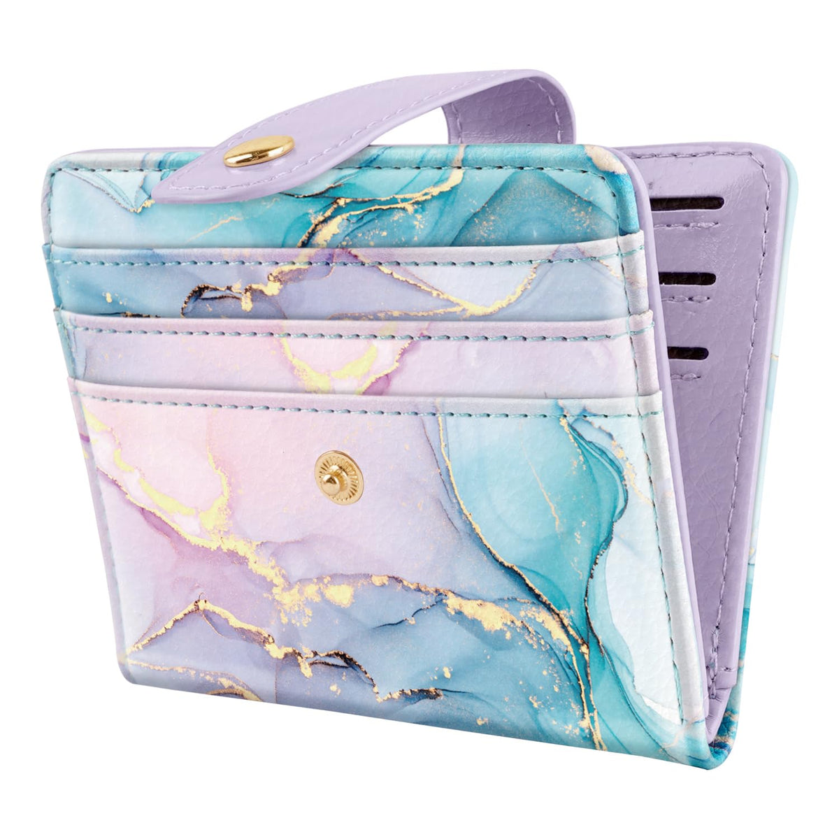 Small Wallets for Women Slim Minimalist Bifold Credit Card Holder