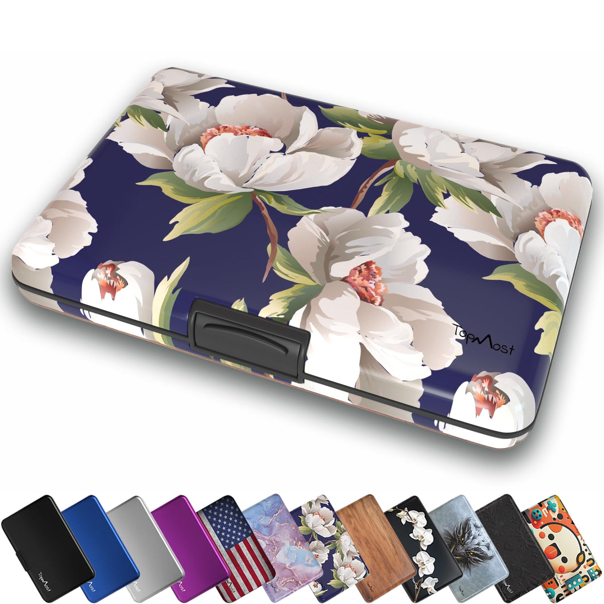 TopMost Aluminum Credit Card Holder, RFID Blocking Wallet for Women & Men