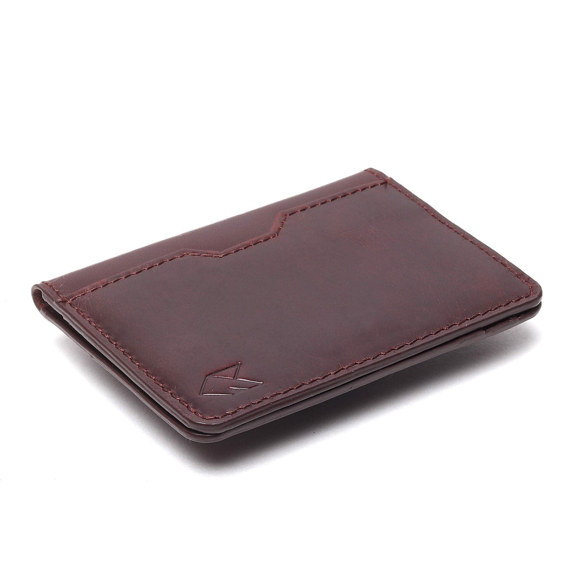 FOXHACKLE Full Grain Leather Credit Card Holder for Men and Women, Slim Bifold RFID Blocking Wallet, Thin Front Pocket Minimalist Wallet, Small Card Case.