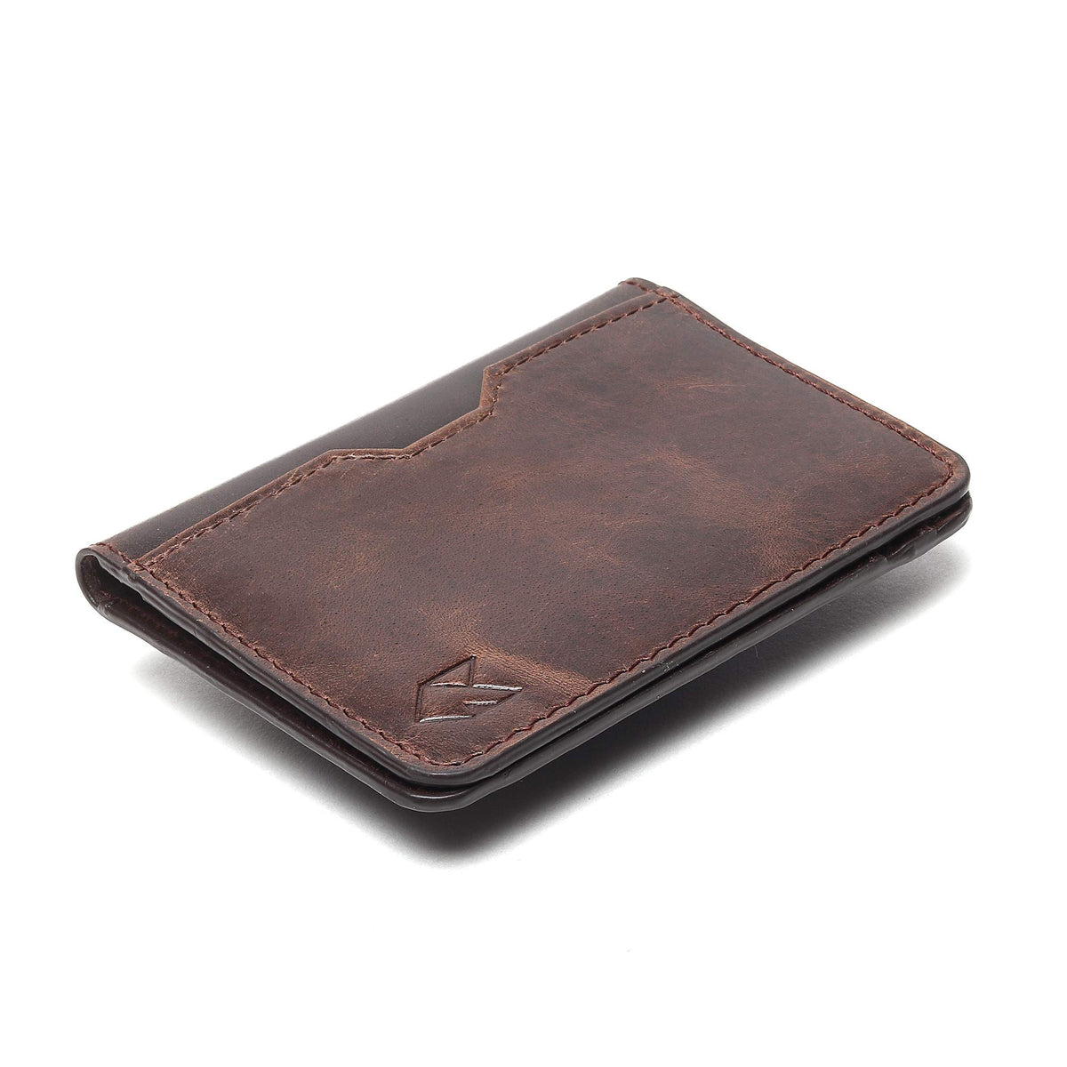 FOXHACKLE Full Grain Leather Credit Card Holder for Men and Women, Slim Bifold RFID Blocking Wallet, Thin Front Pocket Minimalist Wallet, Small Card Case.