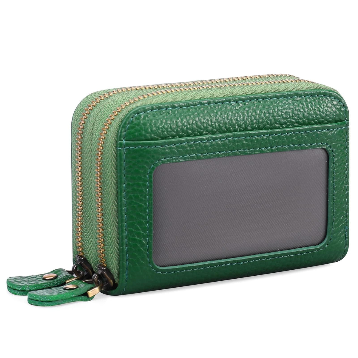 GOIACII Small Genuine Leather Wallet for Women, RFID Blocking Credit Card Holder Wallet