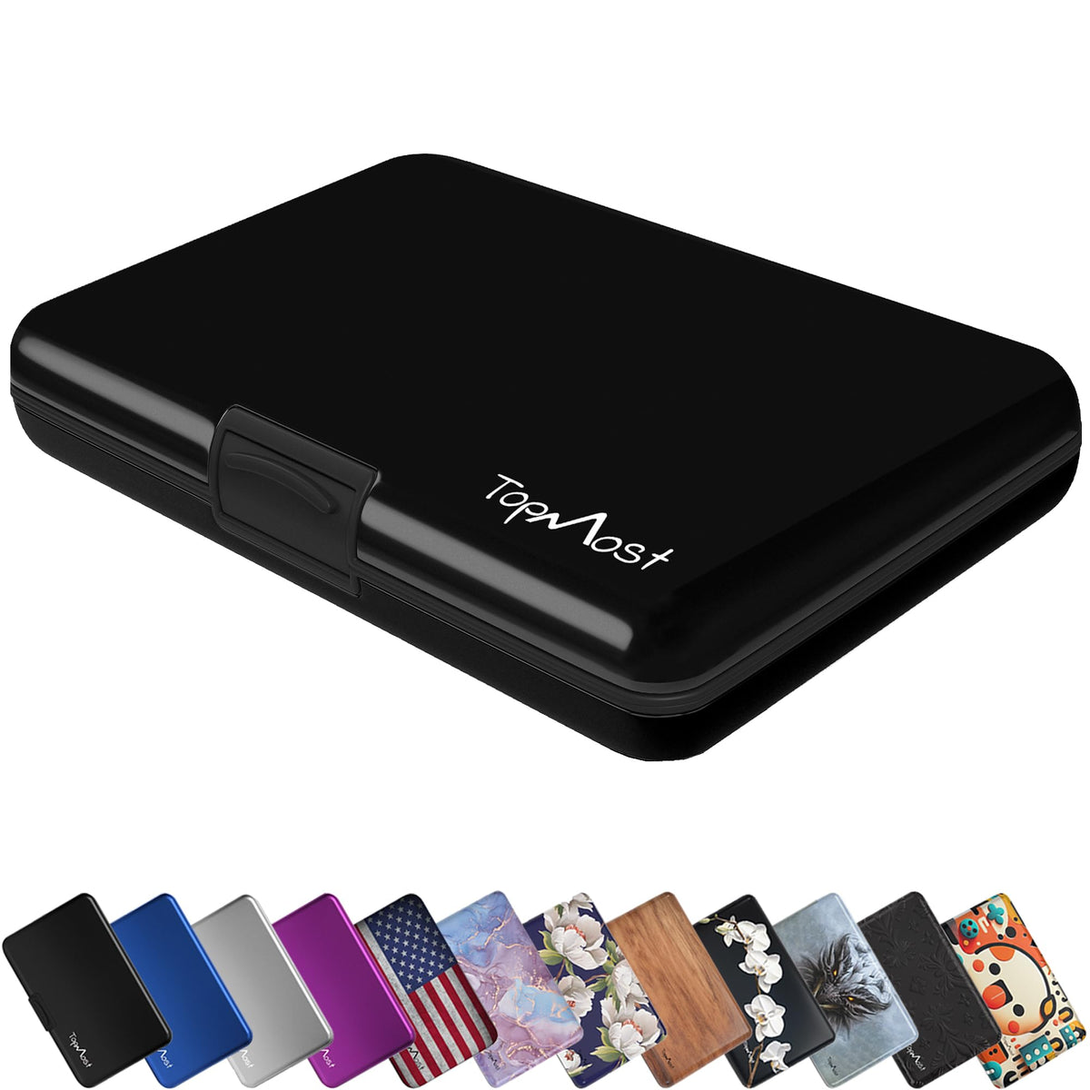 TopMost Aluminum Credit Card Holder, RFID Blocking Wallet for Women & Men