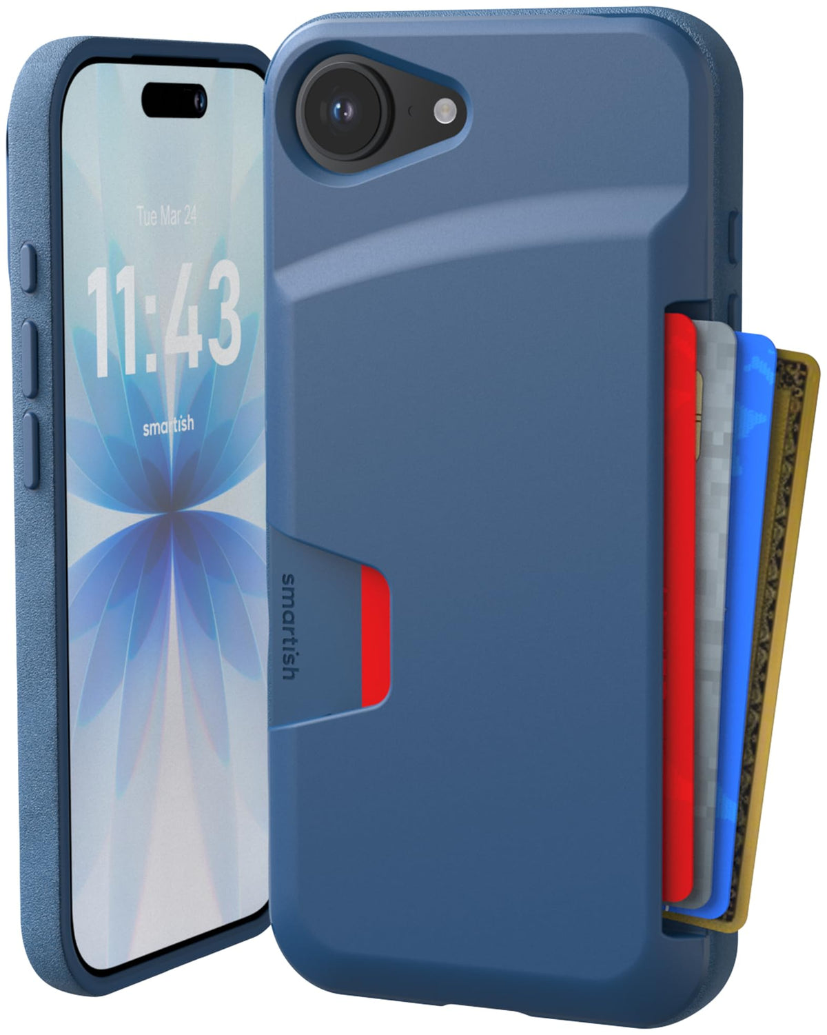 Smartish iPhone 18 Pro/17 Pro Wallet Case, Wallet Slayer Vol 1, Black