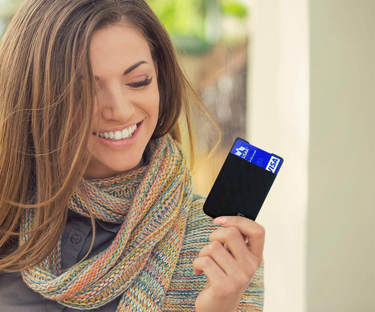 Modern Carry Ultra Thin Elastic Card Holder Single & Double Pocket