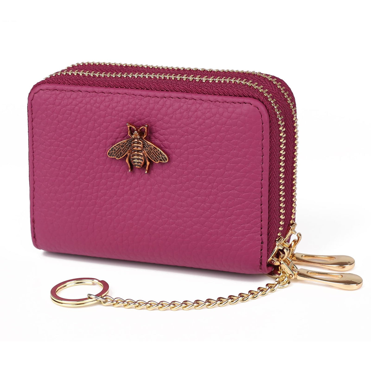 imeetu RFID Credit Card Holder, Small Card Wallet Women, Leather Card Case