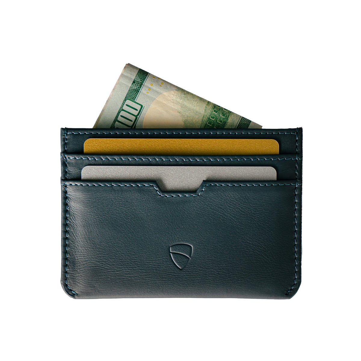 Vaultskin MOORGATE Slim Top-Grain Leather Credit Card Holder, RFID Wallet